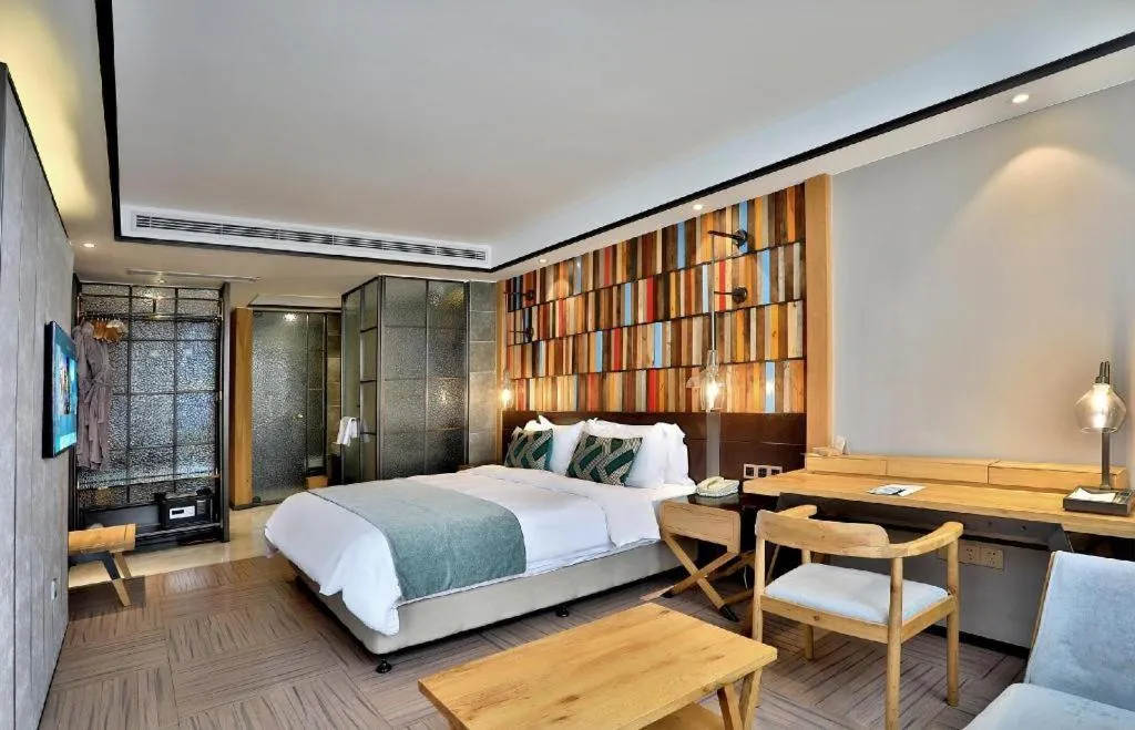 Bed in Hangzhou Cosy Park Hotel