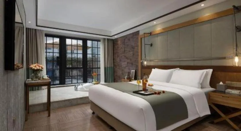 Bed in Hangzhou Cosy Park Hotel