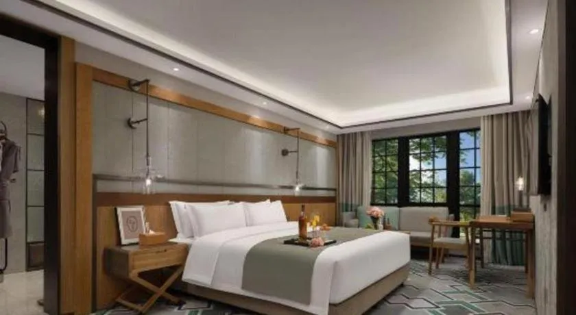 Bed in Hangzhou Cosy Park Hotel