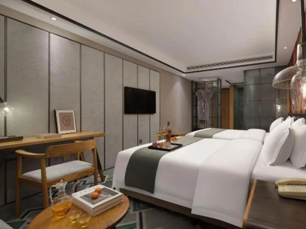 Bed in Hangzhou Cosy Park Hotel