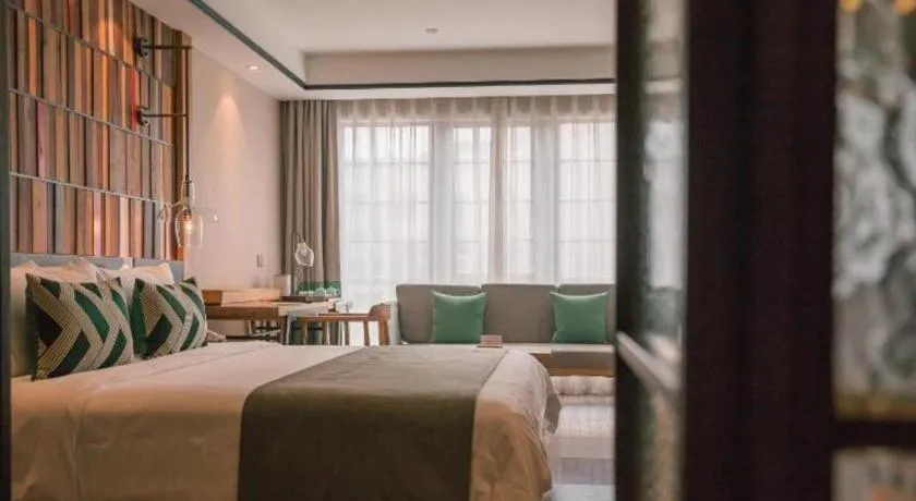 Bed in Hangzhou Cosy Park Hotel