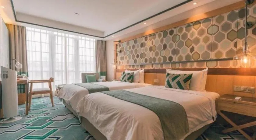 Bed in Hangzhou Cosy Park Hotel