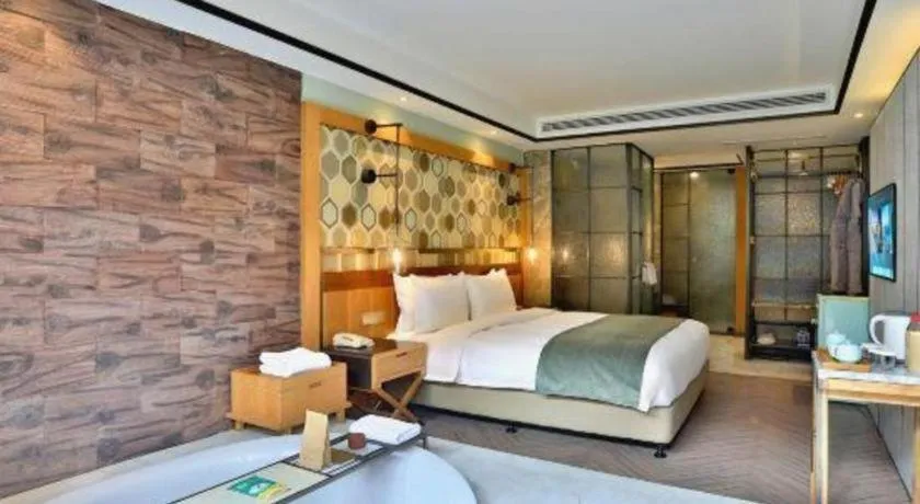 Bed in Hangzhou Cosy Park Hotel