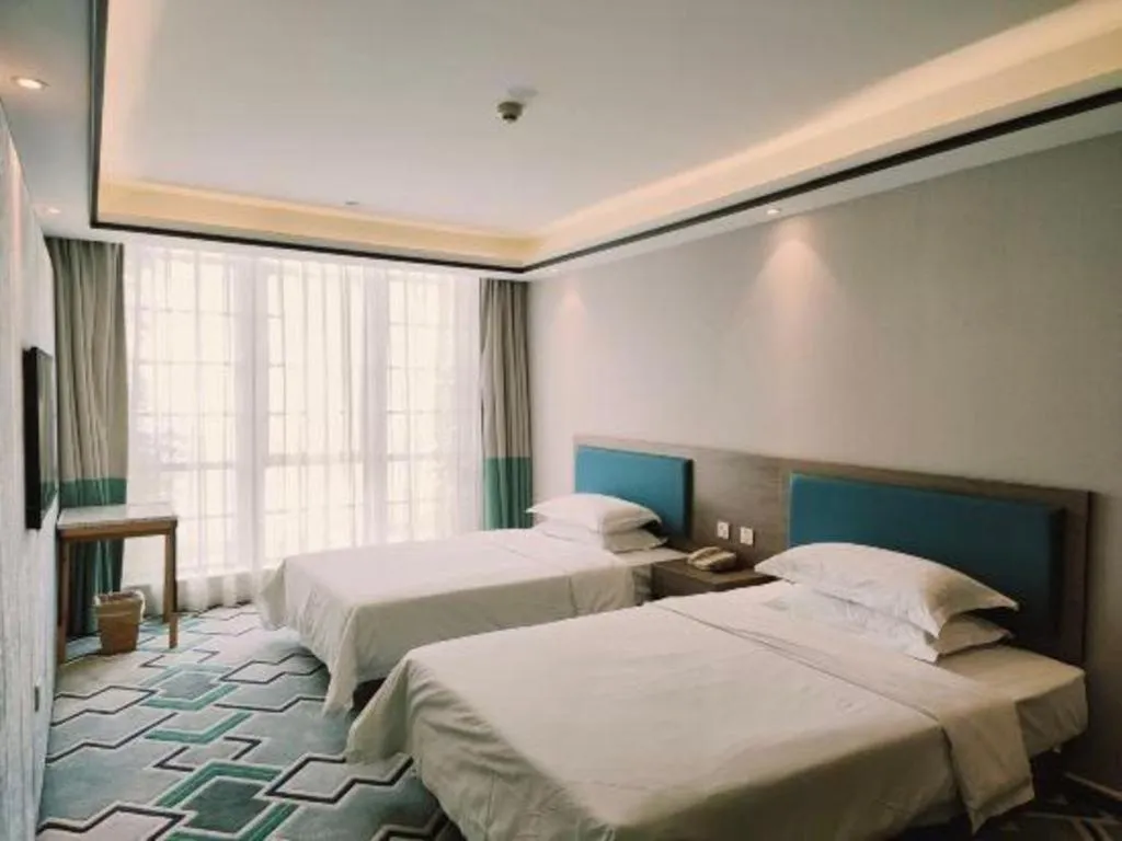 Bed in Hangzhou Cosy Park Hotel