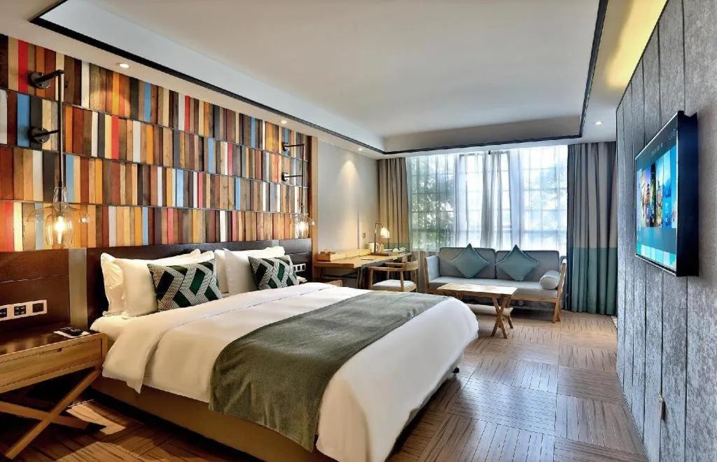 Bed in Hangzhou Cosy Park Hotel