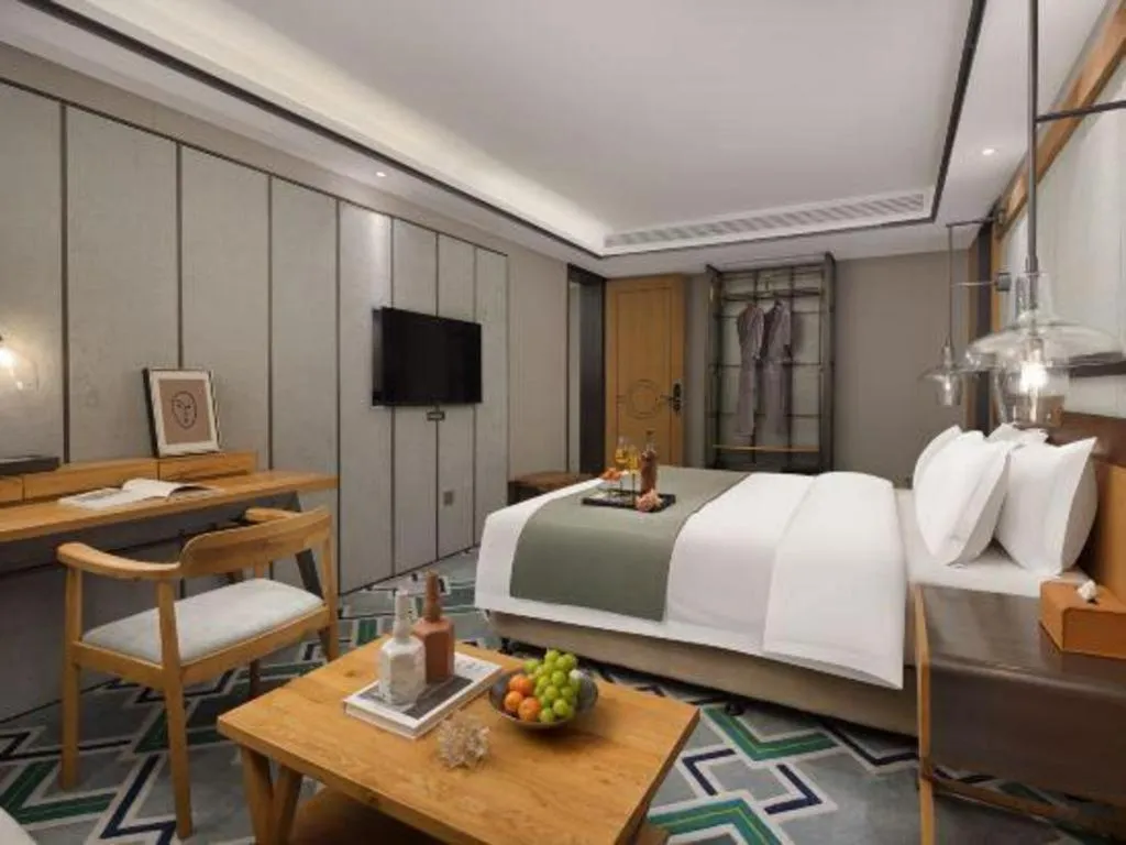 Bed in Hangzhou Cosy Park Hotel