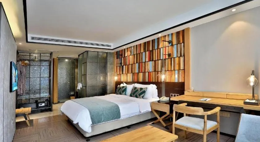 Bed in Hangzhou Cosy Park Hotel