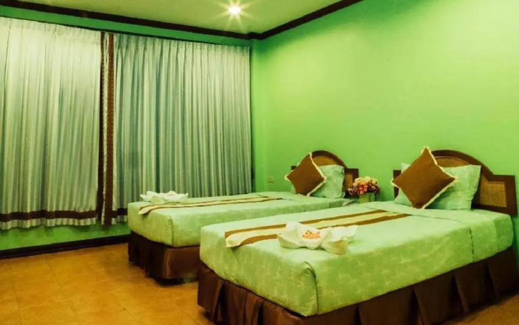 Bed in The Pine Resort