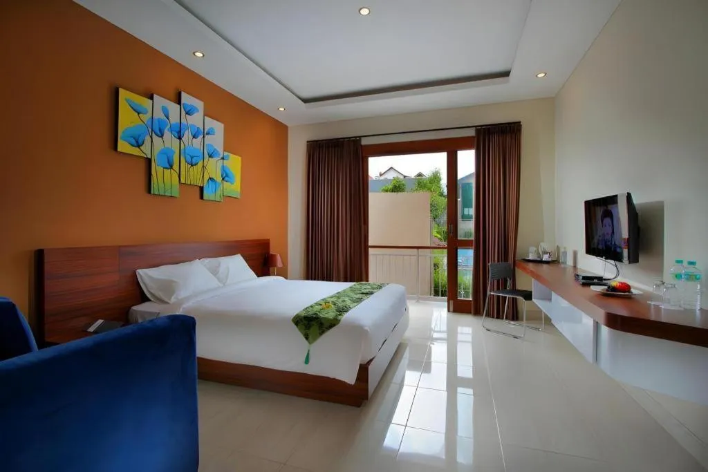 Bed in Umah Bali Suites