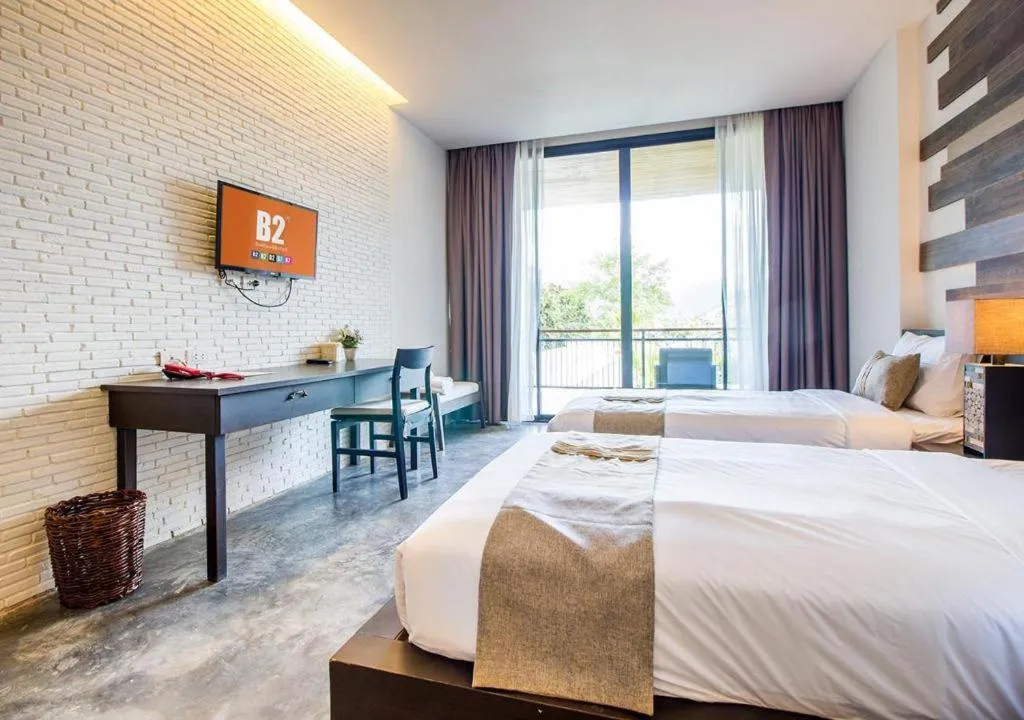 Bed in B2 Pai Premier Resort