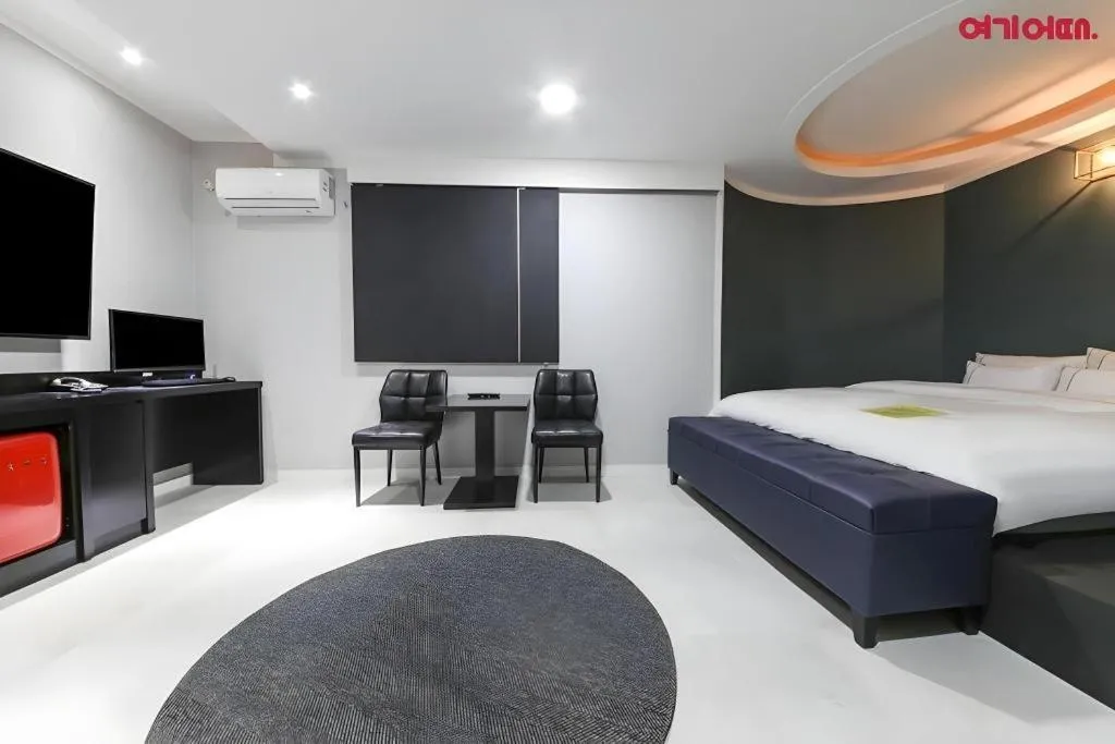 Bed in Hotel Primo Daejeon