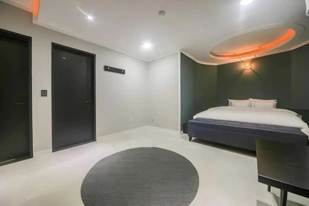 Bed in Hotel Primo Daejeon