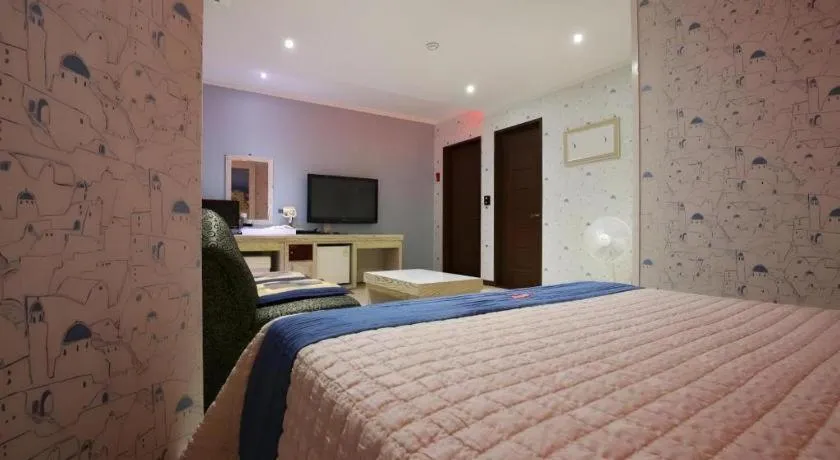 Bed in Hotel Primo Daejeon