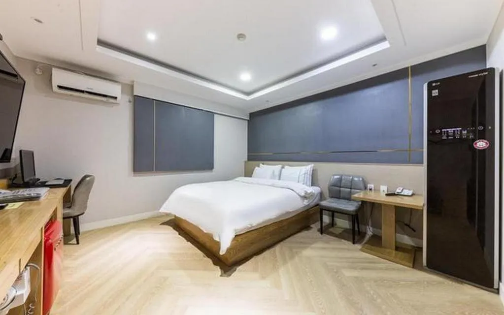 Bed in Hotel Primo Daejeon