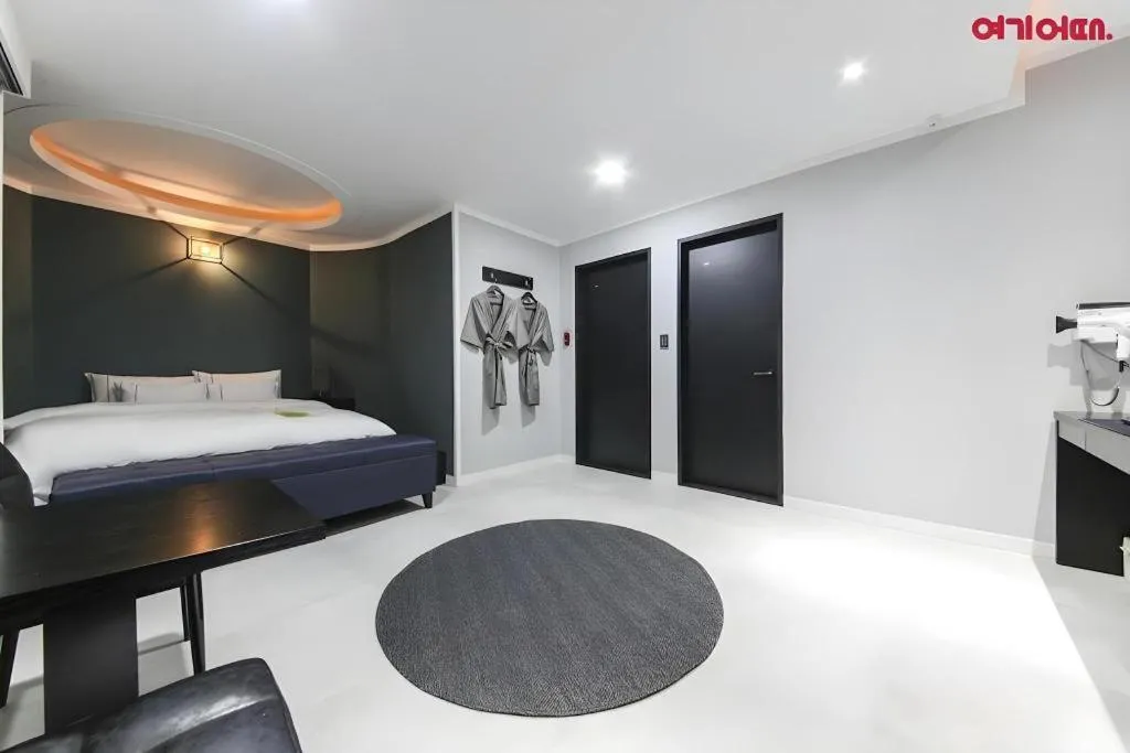 Bed in Hotel Primo Daejeon