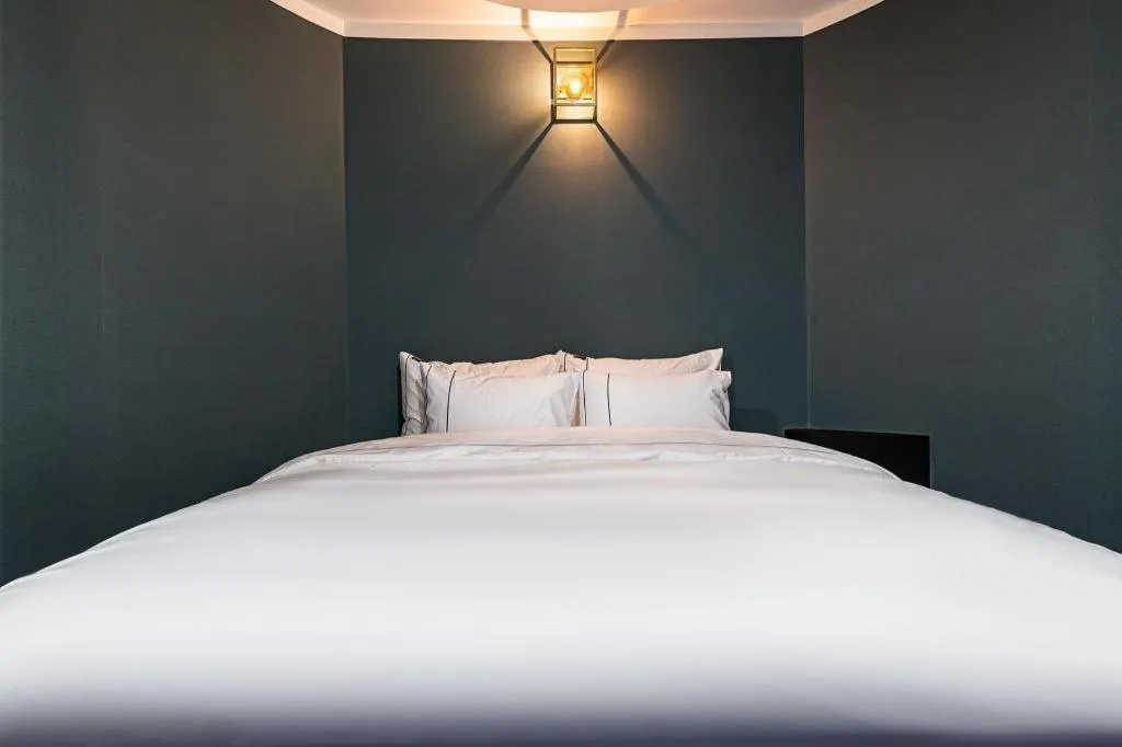 Bed in Hotel Primo Daejeon