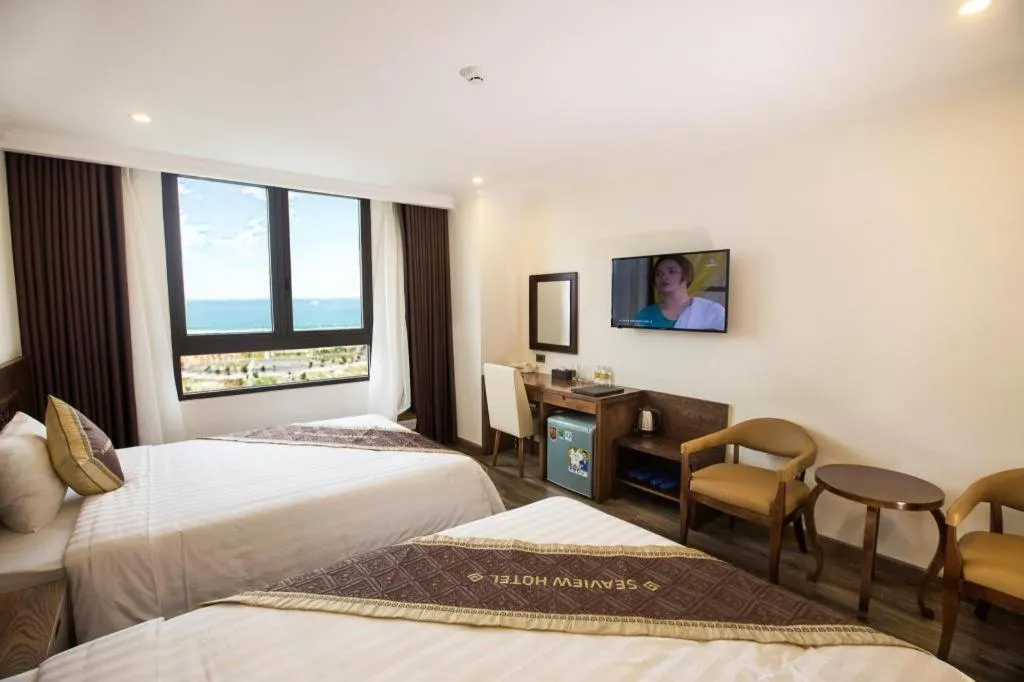 Bed in Grand Sea View Hotel