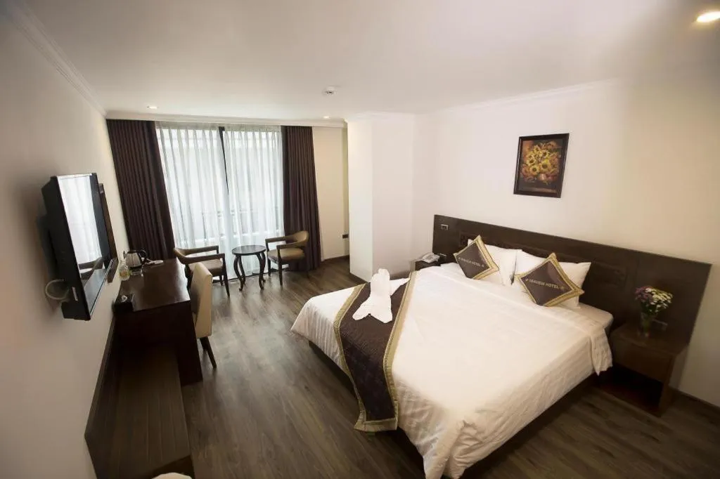 Bed in Grand Sea View Hotel