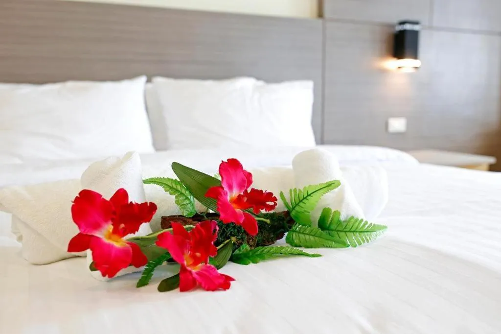 Bed in GreenView Boutique Hotel