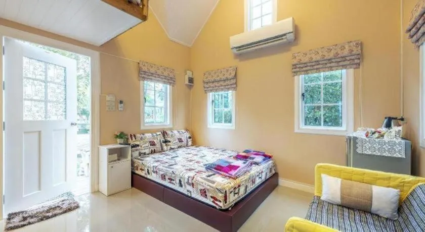 Bed in Greenview Resort