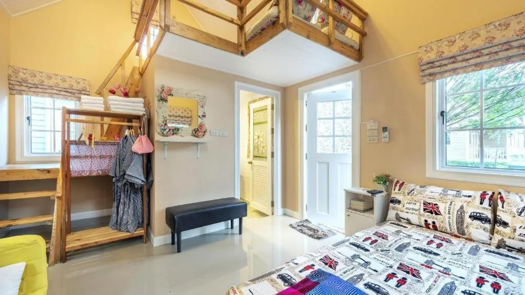 Bed in Greenview Resort