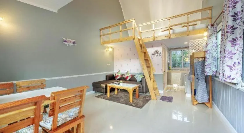 Bed in Greenview Resort