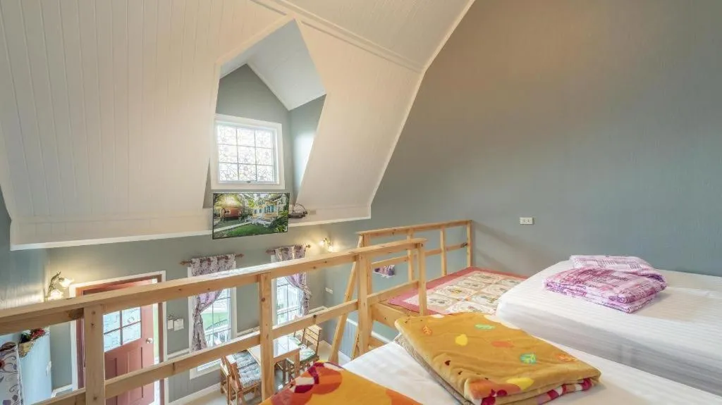 Bed in Greenview Resort