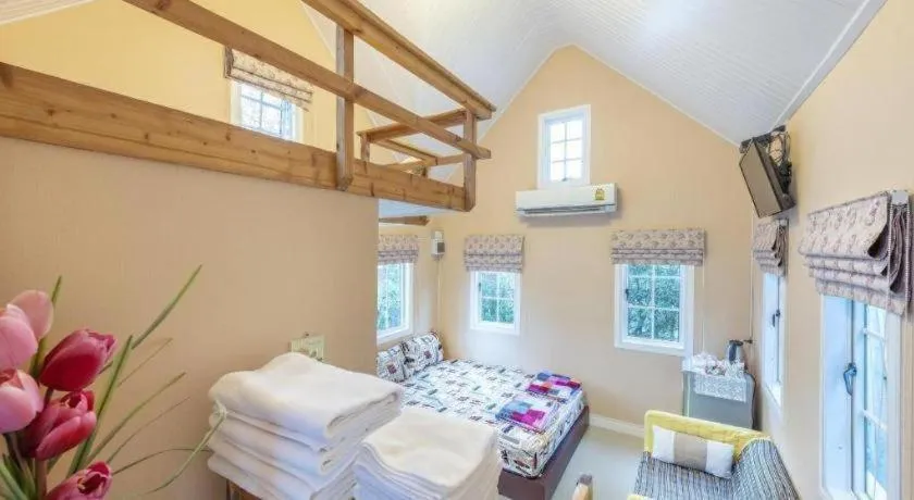 Bed in Greenview Resort