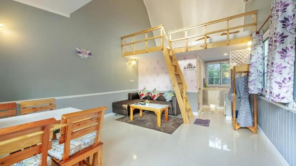 Bed in Greenview Resort