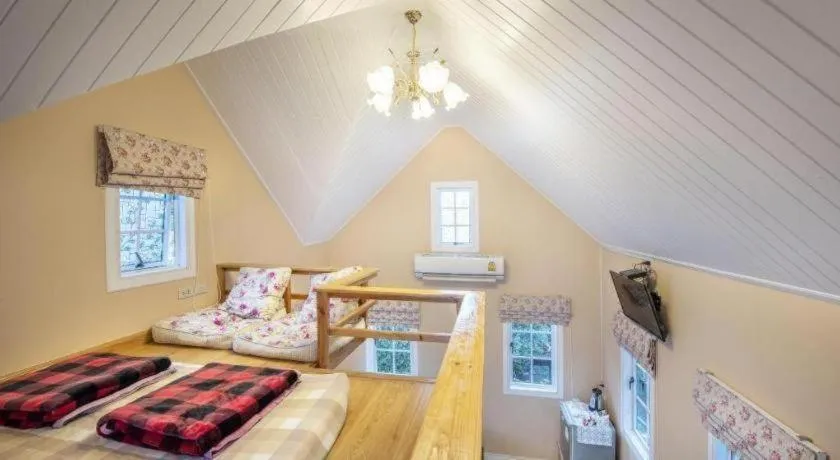 Bed in Greenview Resort