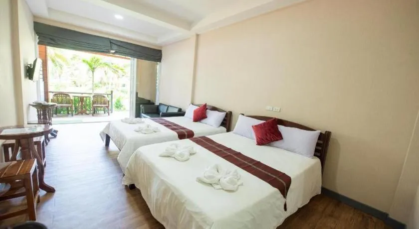 Bed in Baan Suan Aou Khai