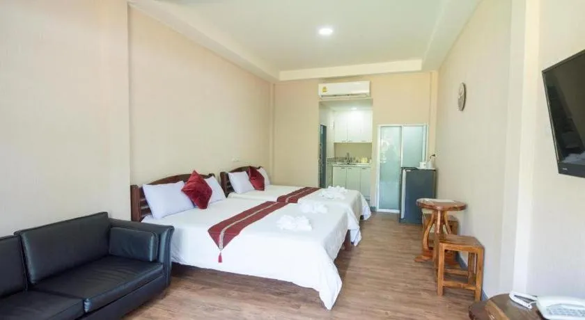 Bed in Baan Suan Aou Khai