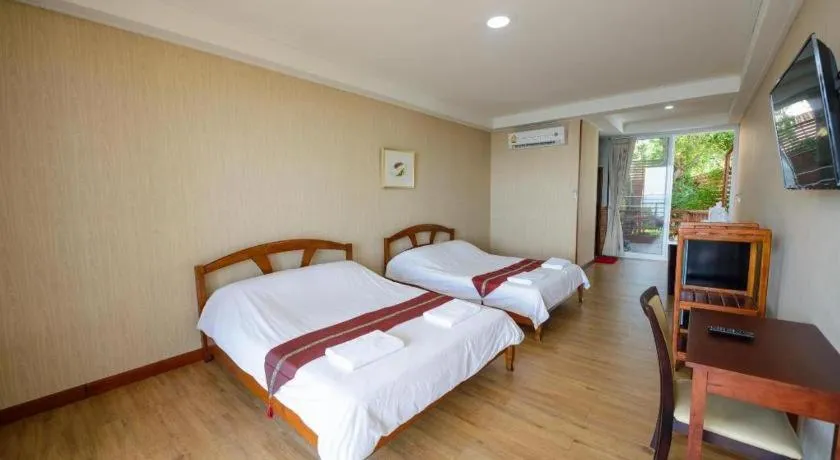 Bed in Baan Suan Aou Khai