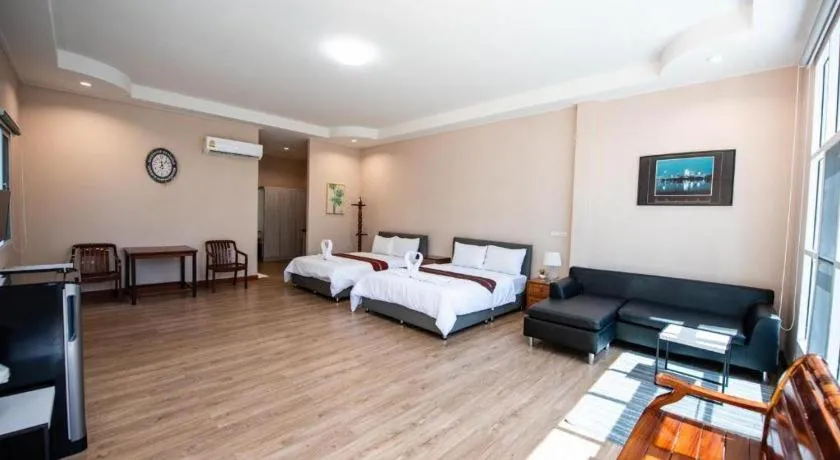 Bed in Baan Suan Aou Khai