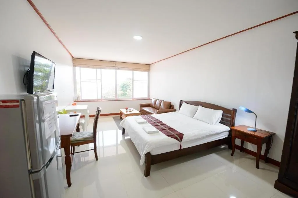 Bed in Baan Suan Aou Khai