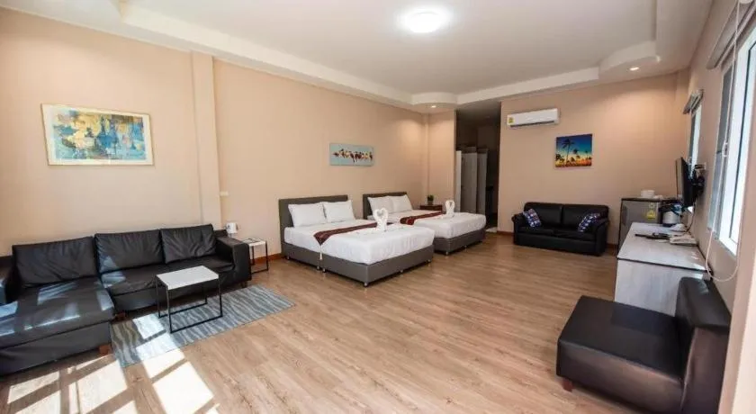 Bed in Baan Suan Aou Khai