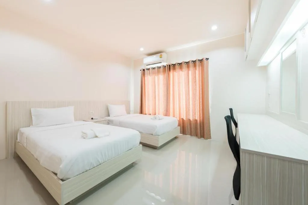 Bed in At One Hotel Chiangrai