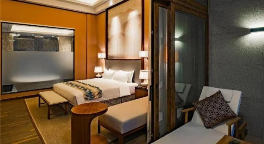 Bed in Country Garden Hot Spring Hotel Huizhou