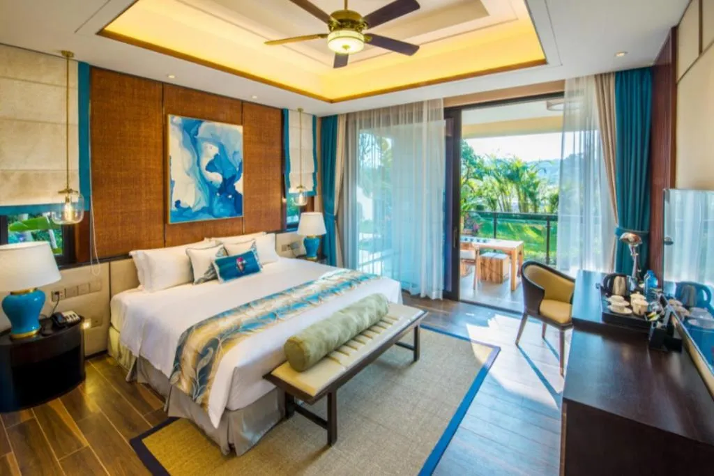 Bed in Country Garden Hot Spring Hotel Huizhou