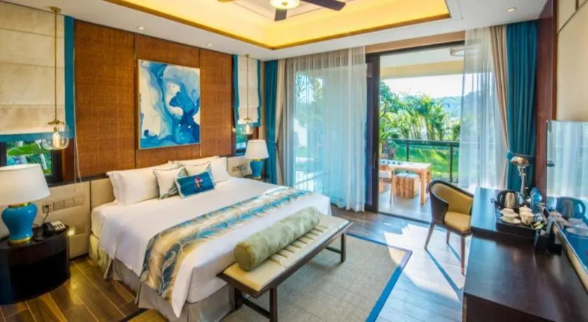 Bed in Country Garden Hot Spring Hotel Huizhou