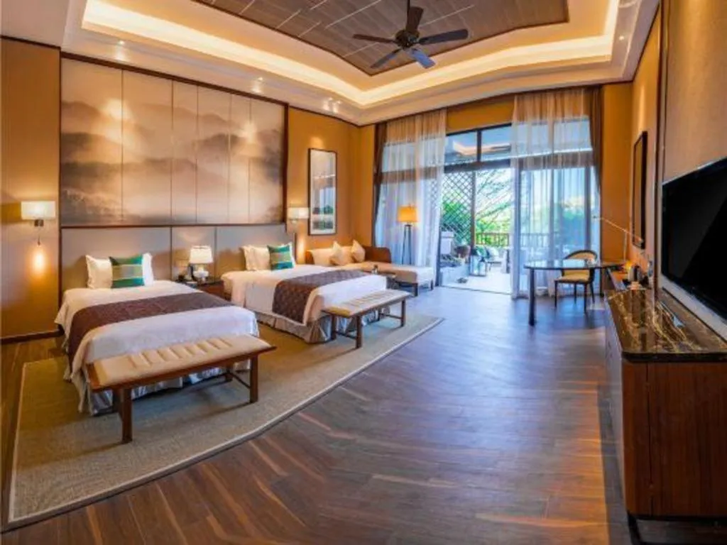 Bed in Country Garden Hot Spring Hotel Huizhou