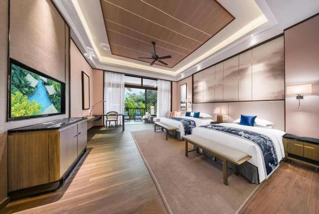 Bed in Country Garden Hot Spring Hotel Huizhou