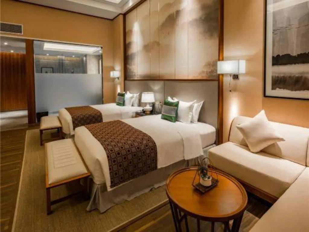 Bed in Country Garden Hot Spring Hotel Huizhou