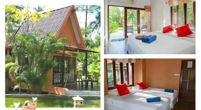 Bed in Ko Kut Ao Phrao Beach Resort