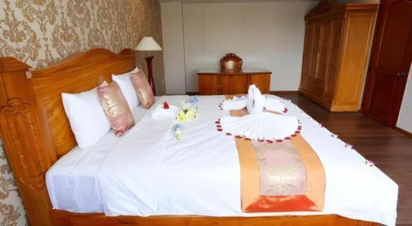 Bed in New Palace Bac Lieu Hotel