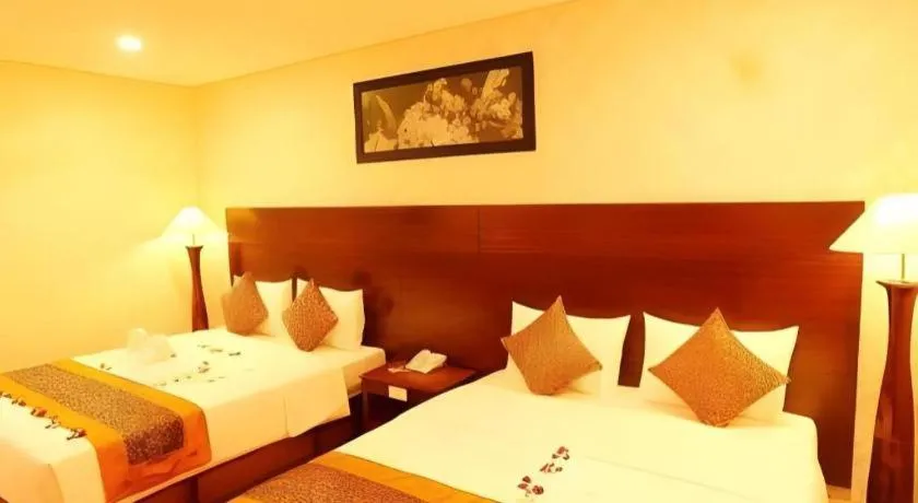 Bed in New Palace Bac Lieu Hotel