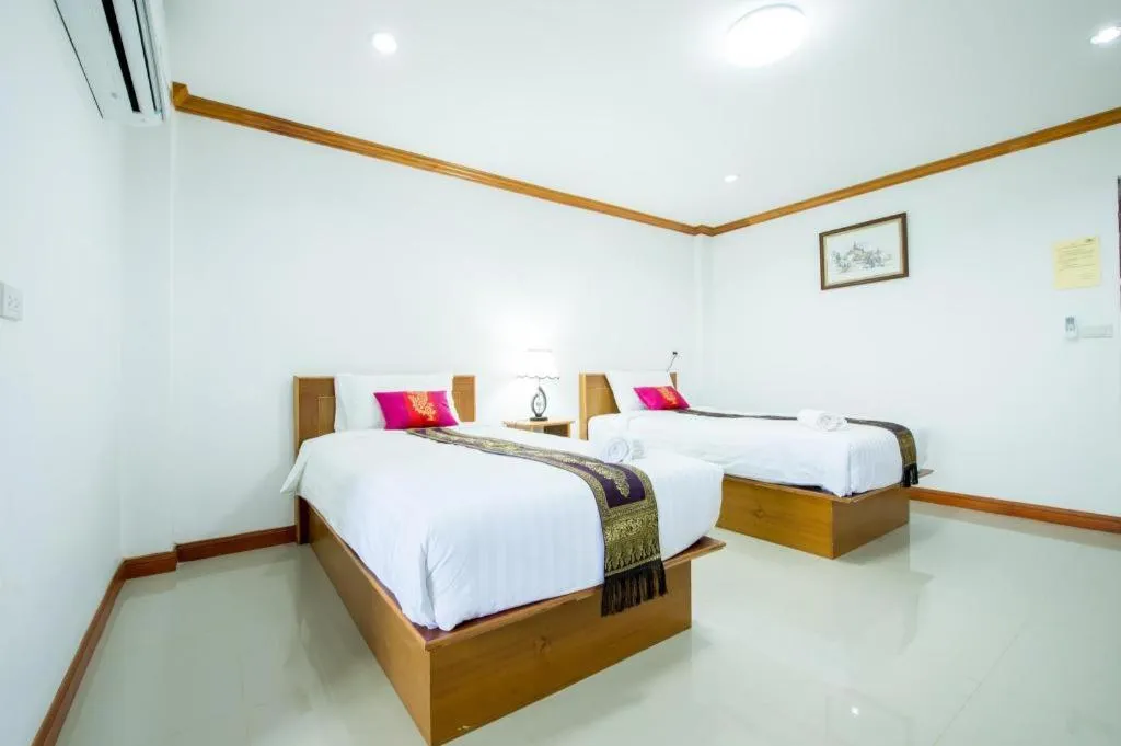 Bed in Thatphanom View Hotel Nakhon