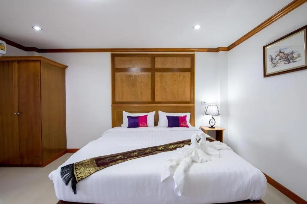 Bed in Thatphanom View Hotel Nakhon