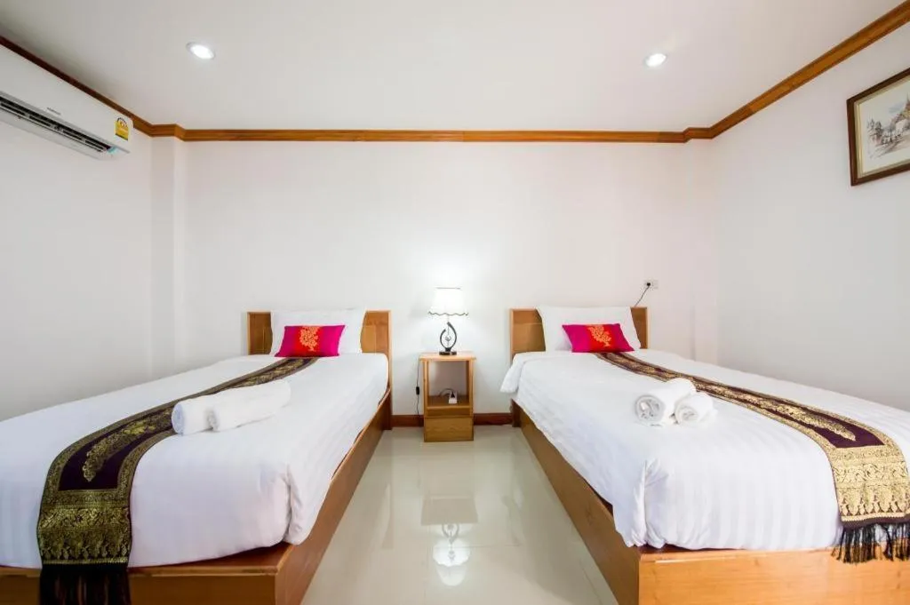 Bed in Thatphanom View Hotel Nakhon