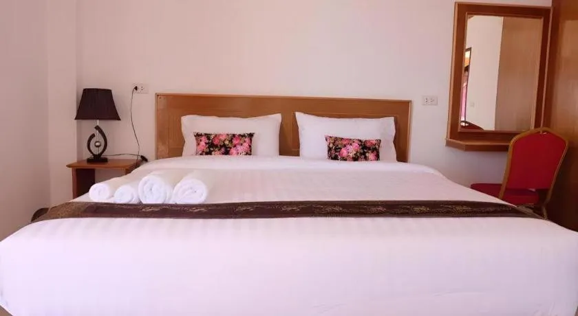 Bed in Thatphanom View Hotel Nakhon